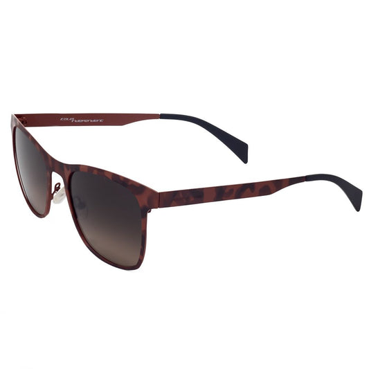Italia Independent Braune Metall-Sonnenbrille