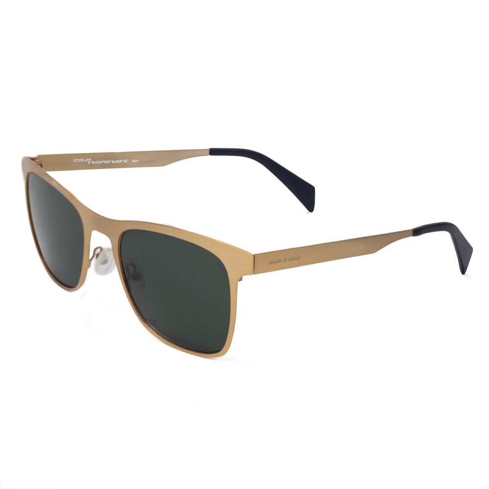 Italia Independent Goldene Metall-Sonnenbrille