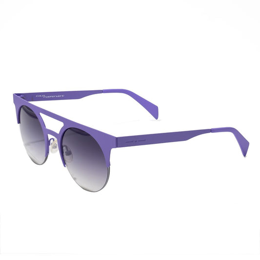 Italia Independent Lila Metall-Sonnenbrille