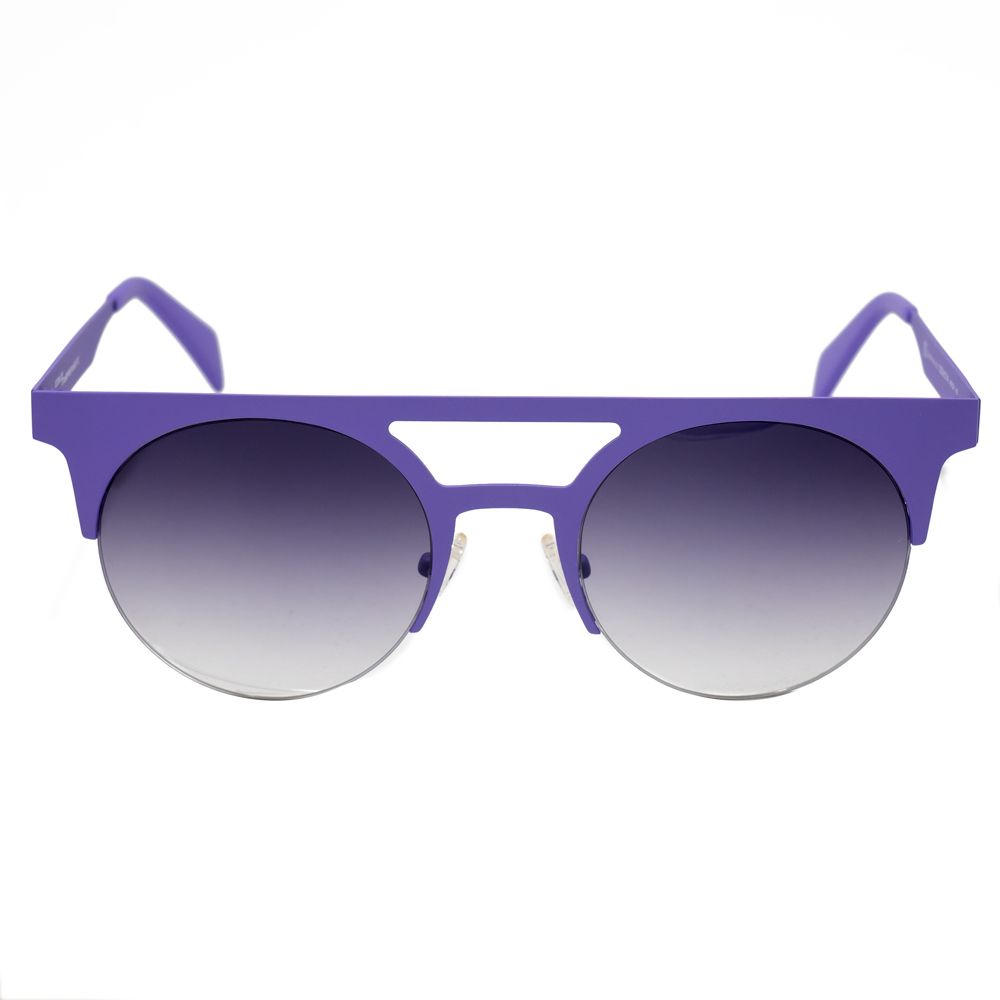 Italia Independent Lila Metall-Sonnenbrille