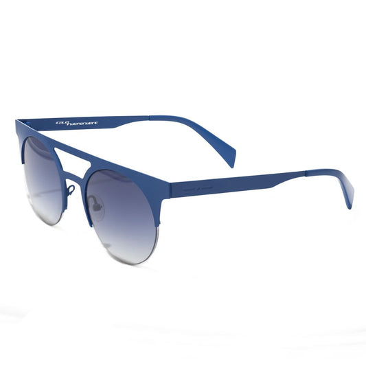 Italia Independent Blaue Metall-Sonnenbrille