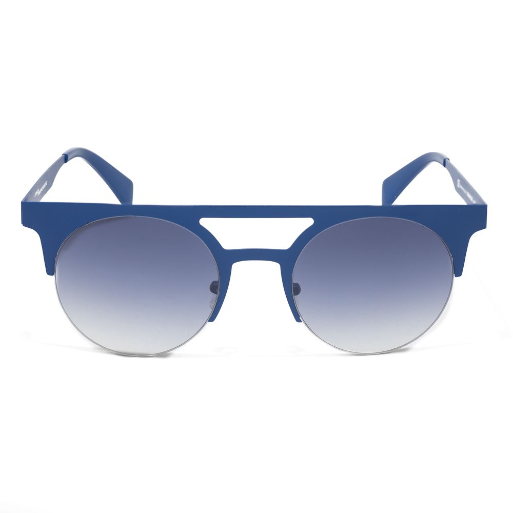 Italia Independent Blaue Metall-Sonnenbrille