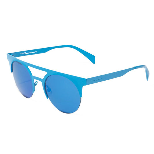 Italia Independent Blaue Metall-Sonnenbrille