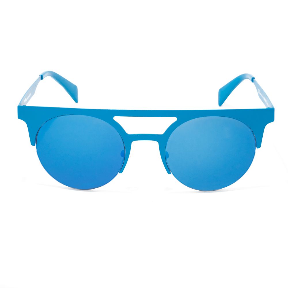 Italia Independent Blaue Metall-Sonnenbrille