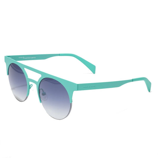 Italia Independent Blaue Metall-Sonnenbrille