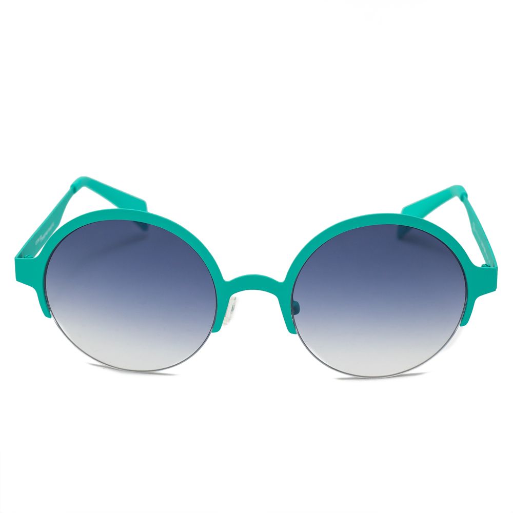 Italia Independent Blaue Metall-Sonnenbrille