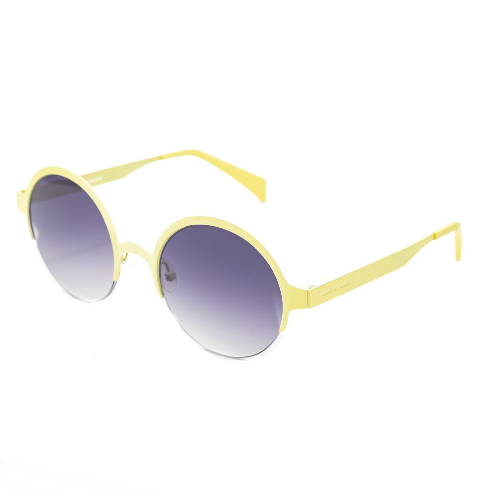 Italia Independent Gelbe Metall-Sonnenbrille