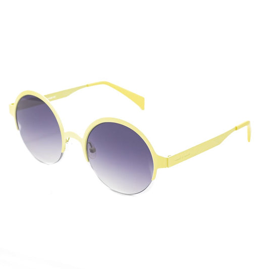 Italia Independent Gelbe Metall-Sonnenbrille