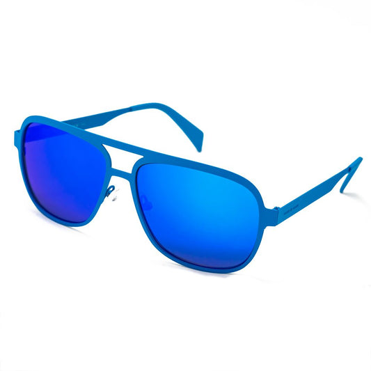 Italia Independent Blaue Metall-Sonnenbrille