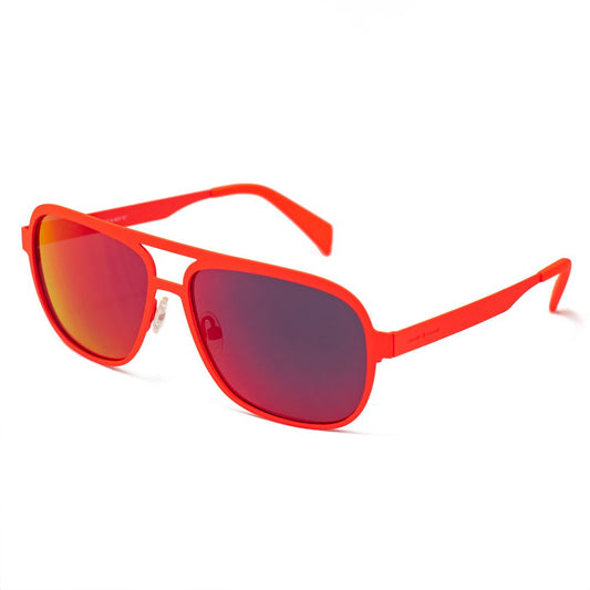 Italia Independent Graue Metall-Sonnenbrille