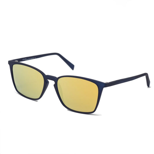 Italia Independent Schwarze Acetat-Sonnenbrille