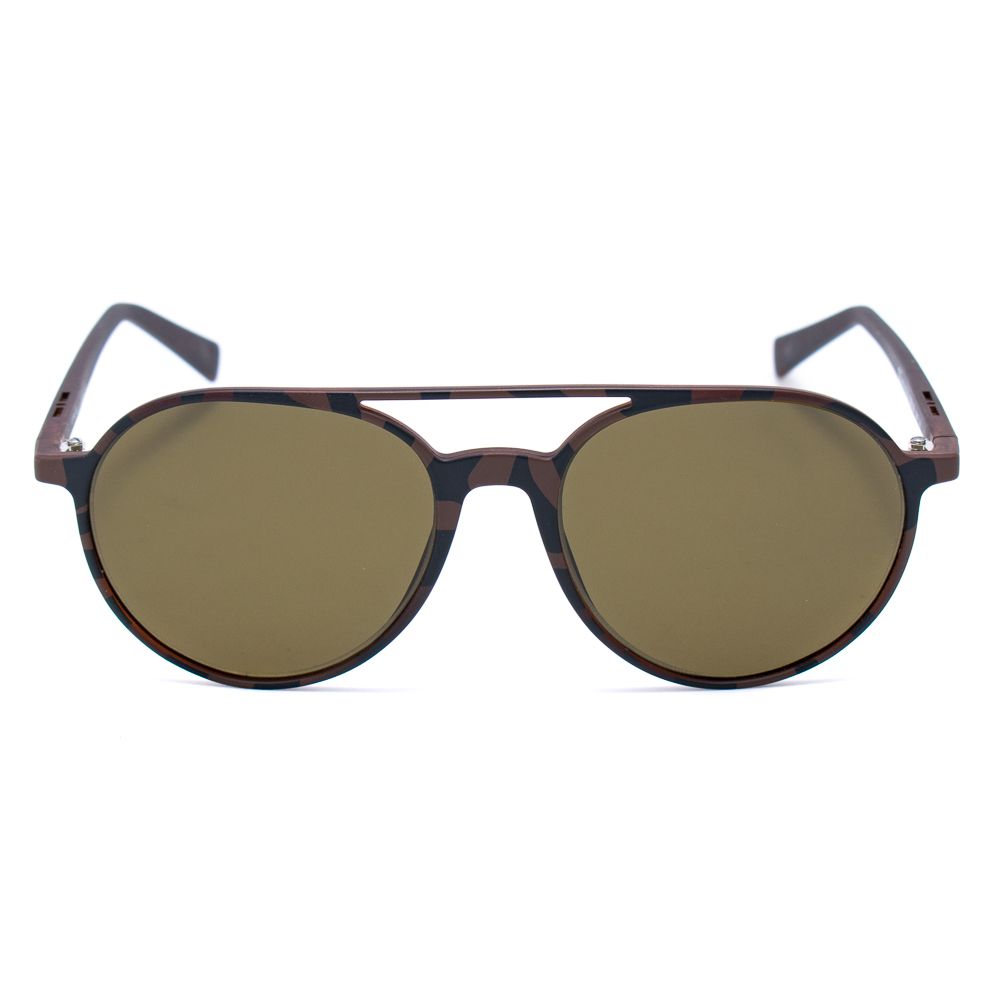 Italia Independent Braune Acetat-Sonnenbrille