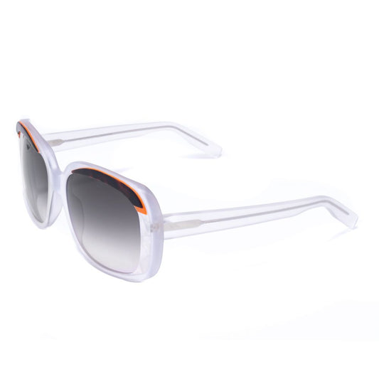 Italia Independent Weiße Acetat-Sonnenbrille