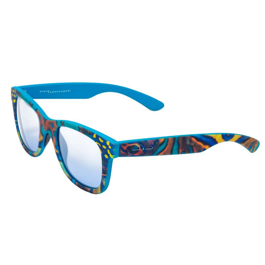 Italia Independent Blaue Acetat-Sonnenbrille