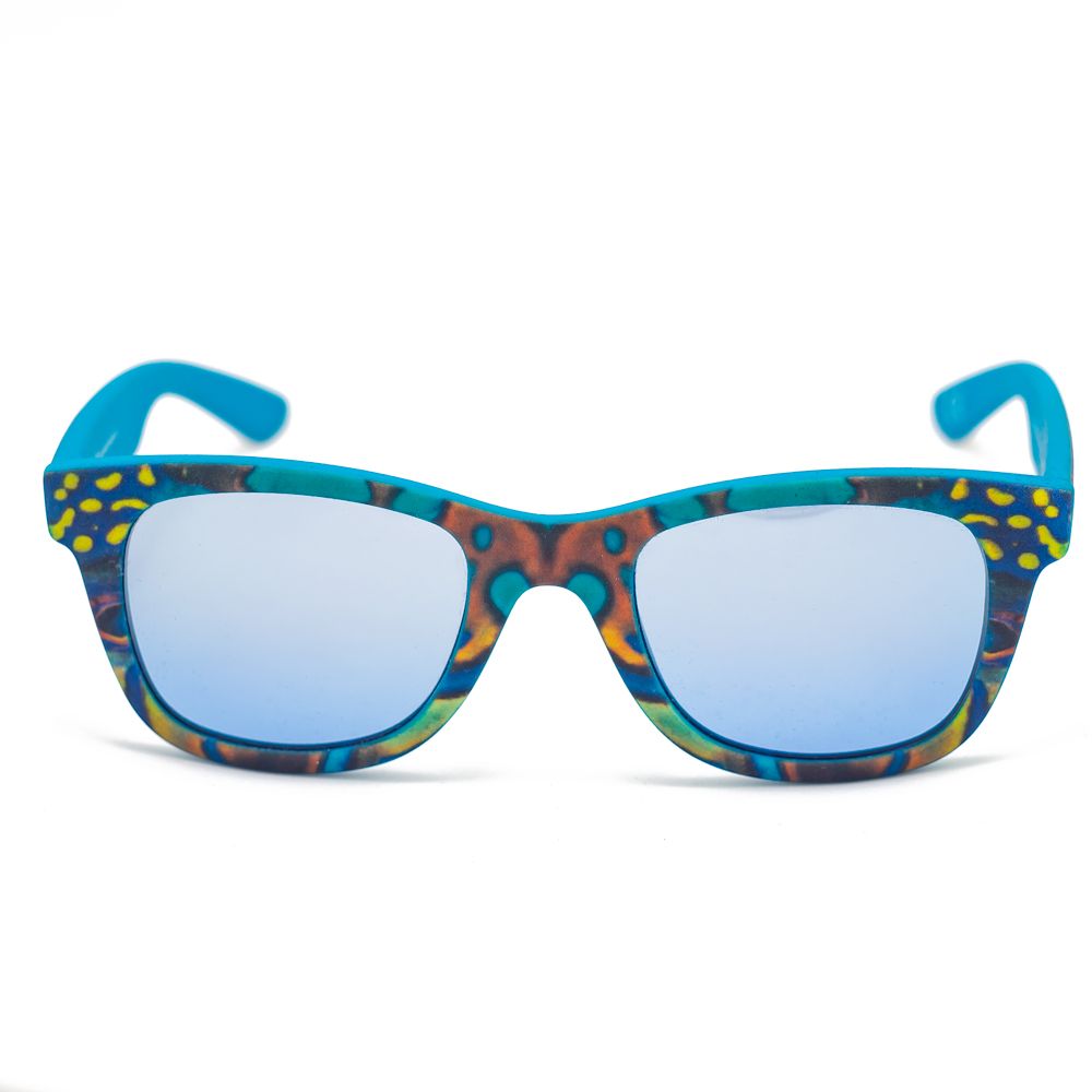 Italia Independent Blaue Acetat-Sonnenbrille