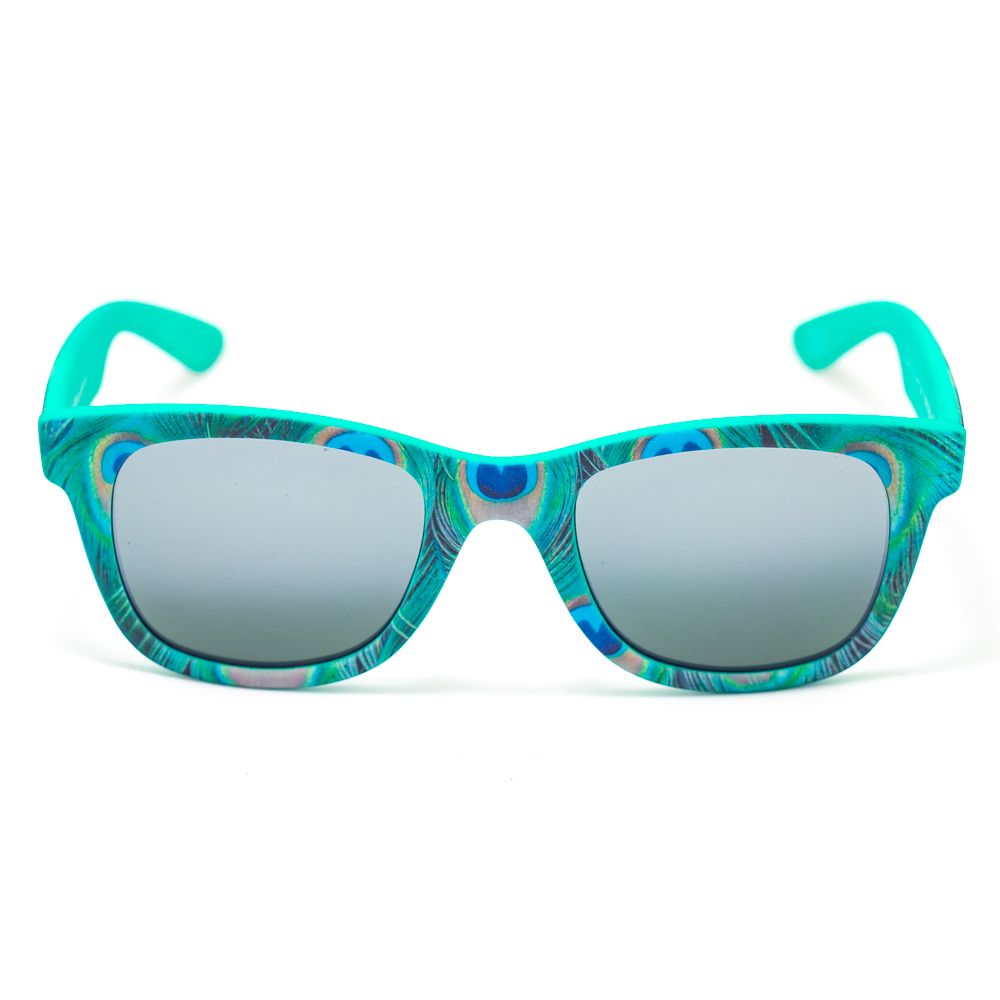 Italia Independent Blaue Acetat-Sonnenbrille