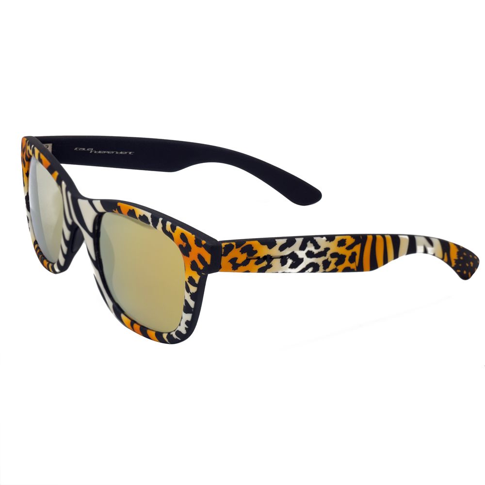 Italia Independent Gelbe Acetat-Sonnenbrille
