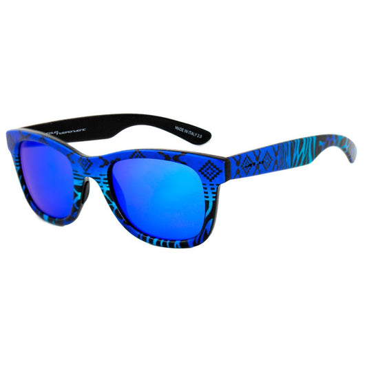 Italia Independent Blaue Acetat-Sonnenbrille