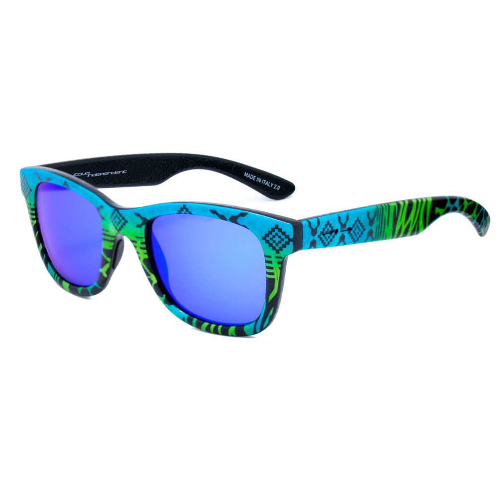 Italia Independent Blaue Acetat-Sonnenbrille