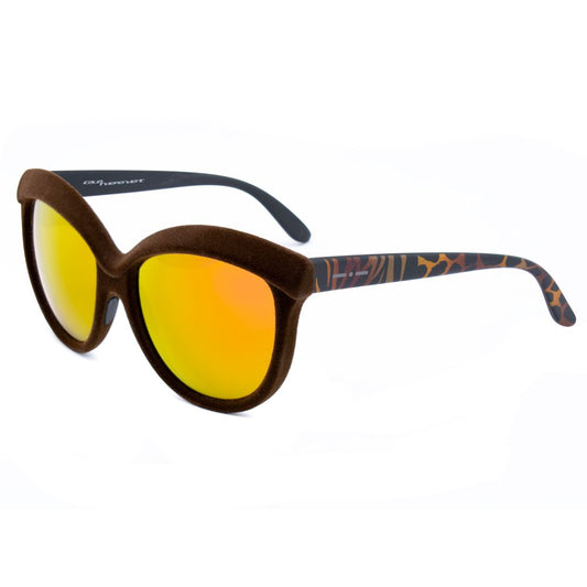 Italia Independent Braune Acetat-Sonnenbrille
