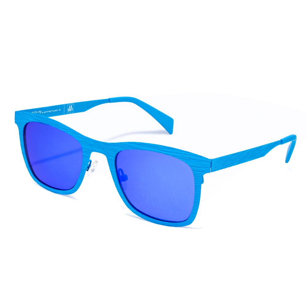 Italia Independent Blaue Metall-Sonnenbrille