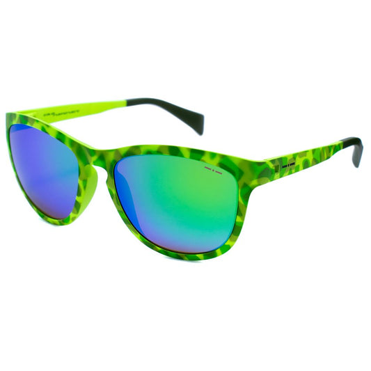 Italia Independent Grüne Acetat-Sonnenbrille