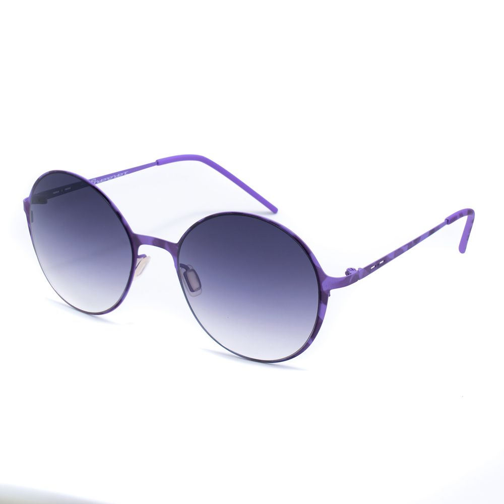 Italia Independent Lila Metall-Sonnenbrille
