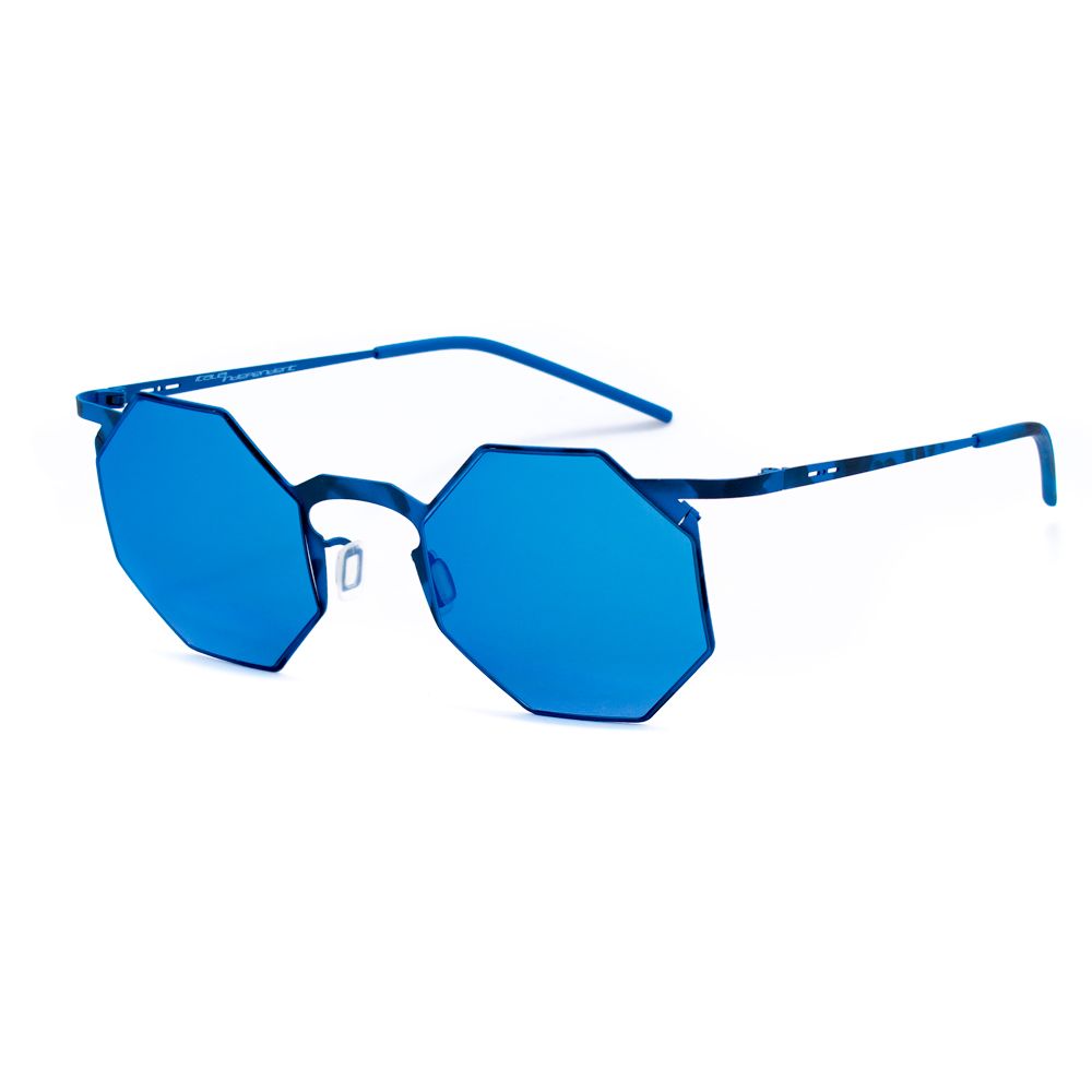 Italia Independent Blaue Metall-Sonnenbrille