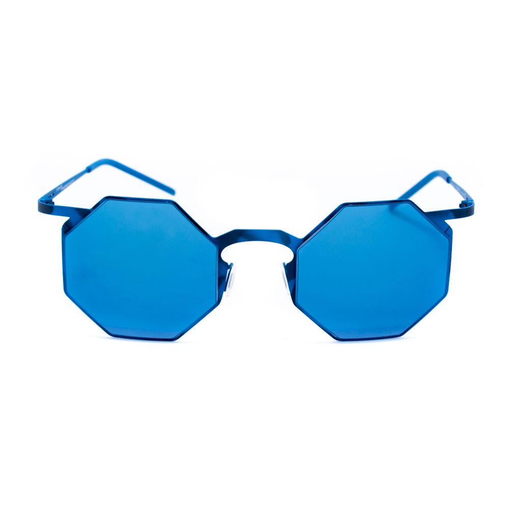 Italia Independent Blaue Metall-Sonnenbrille
