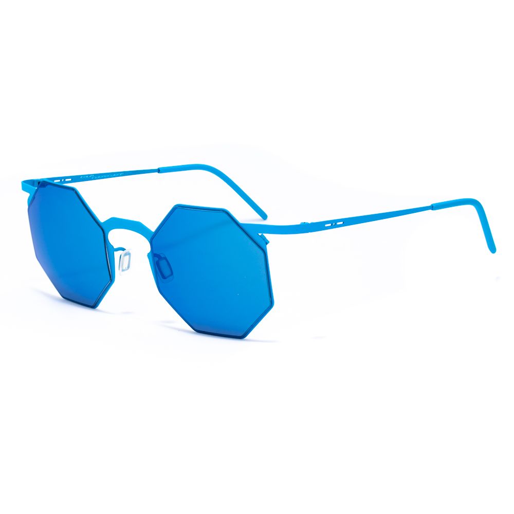 Italia Independent Blaue Metall-Sonnenbrille