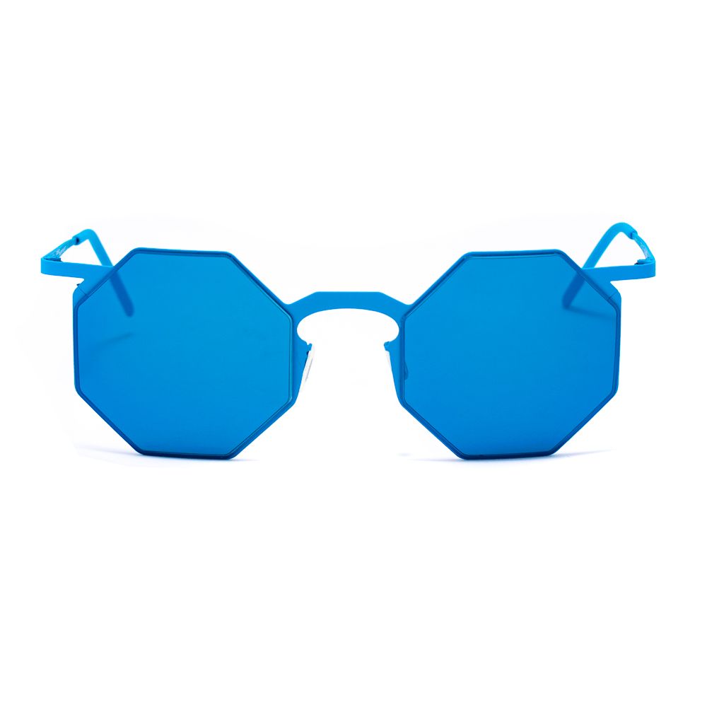 Italia Independent Blaue Metall-Sonnenbrille