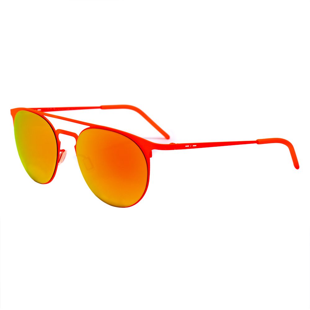 Italia Independent Orangefarbene Metall-Sonnenbrille