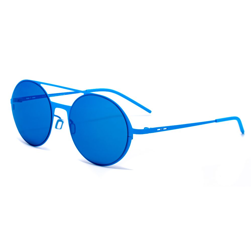 Italia Independent Blaue Metall-Sonnenbrille