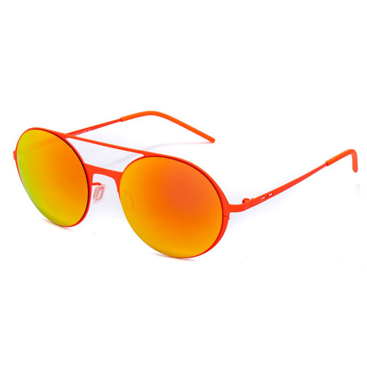 Italia Independent Orangefarbene Metall-Sonnenbrille