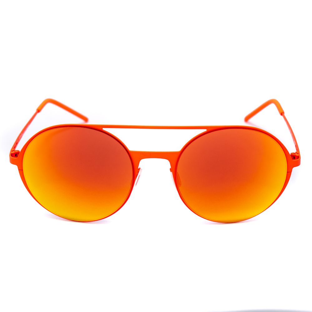 Italia Independent Orangefarbene Metall-Sonnenbrille