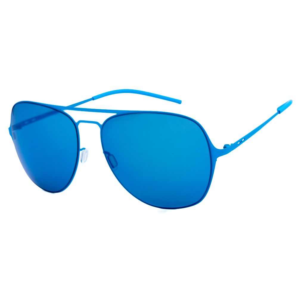 Italia Independent Blaue Metall-Sonnenbrille