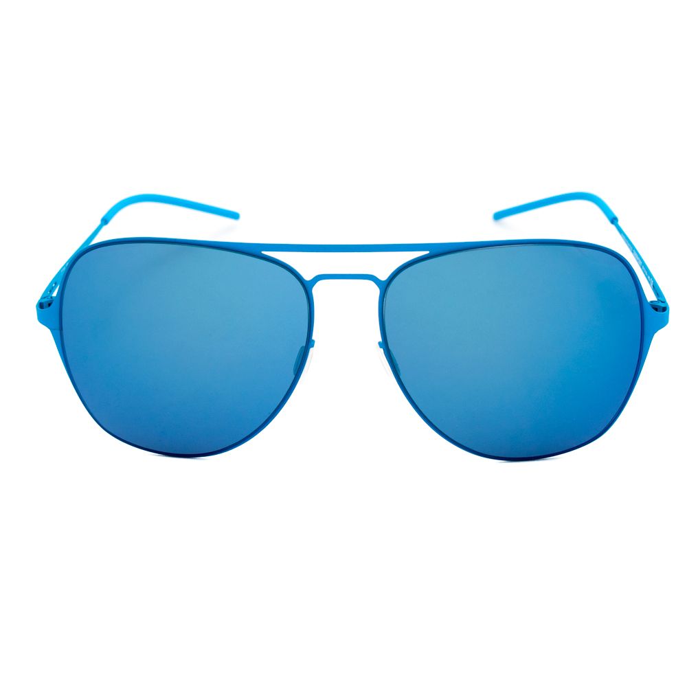 Italia Independent Blaue Metall-Sonnenbrille