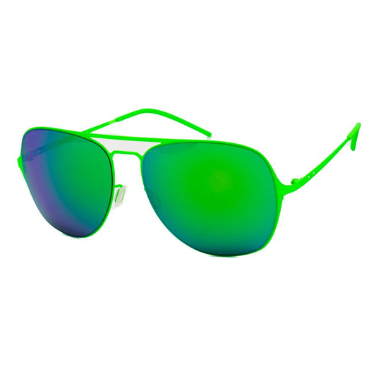 Italia Independent Grüne Metall-Sonnenbrille
