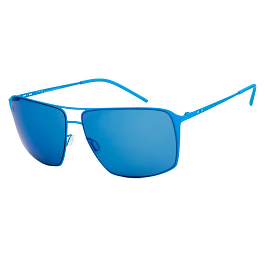 Italia Independent Blaue Metall-Sonnenbrille