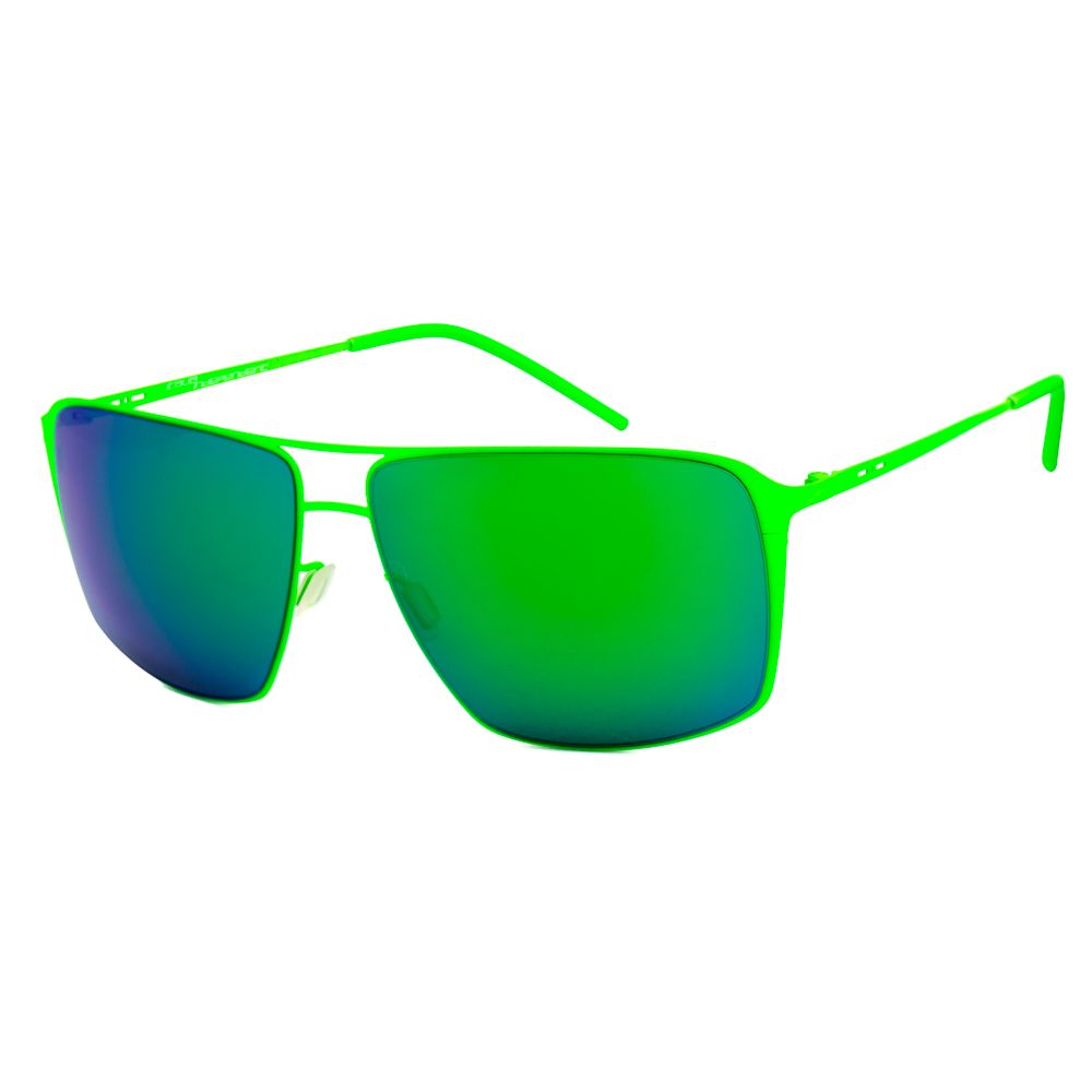 Italia Independent Grüne Metall-Sonnenbrille