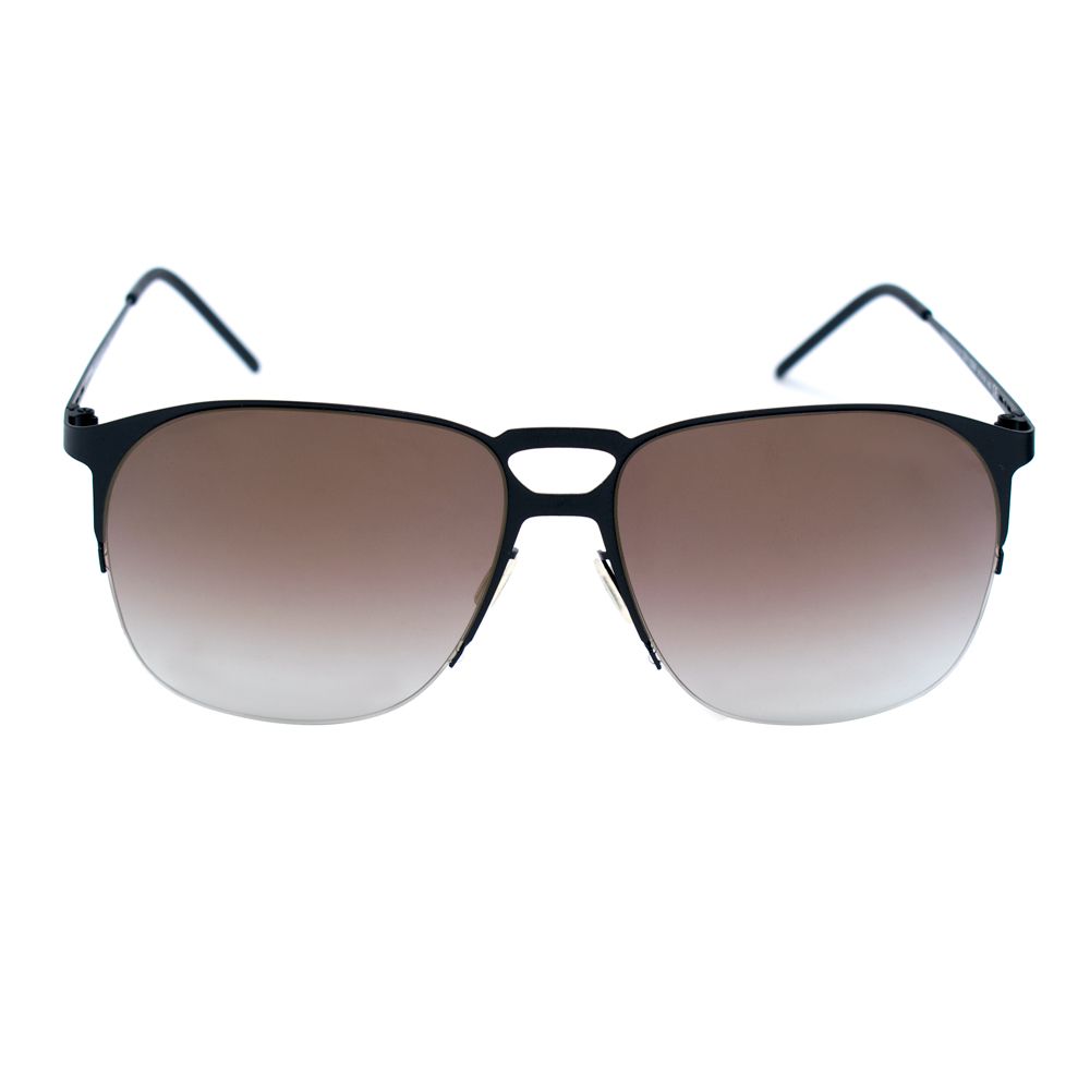 Italia Independent Schwarze Metall-Sonnenbrille