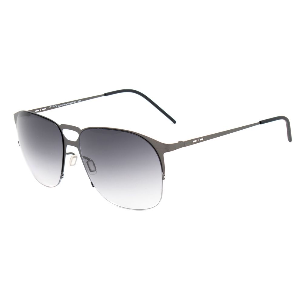 Italia Independent Graue Metall-Sonnenbrille
