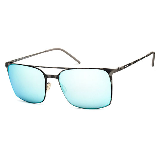 Italia Independent Graue Metall-Sonnenbrille