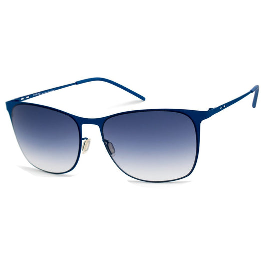 Italia Independent Blaue Metall-Sonnenbrille