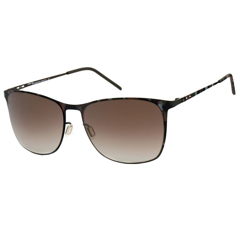 Italia Independent Braune Metall-Sonnenbrille