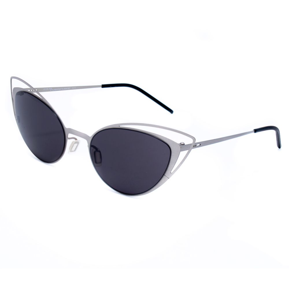 Italia Independent Silberne Metall-Sonnenbrille