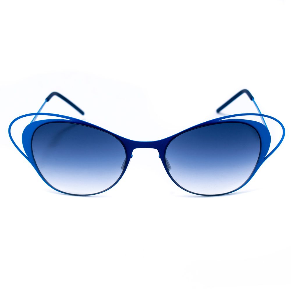 Italia Independent Blaue Metall-Sonnenbrille