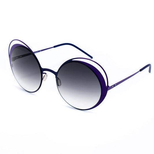 Italia Independent Lila Metall-Sonnenbrille