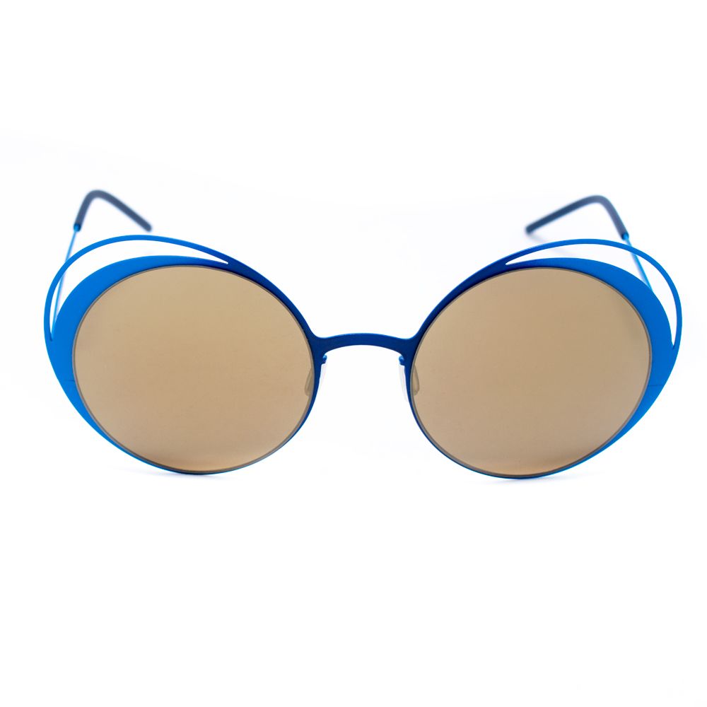 Italia Independent Blaue Metall-Sonnenbrille