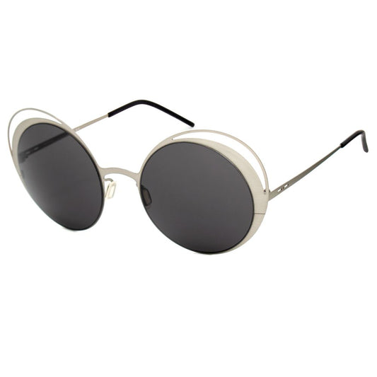 Italia Independent Graue Metall-Sonnenbrille